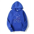 thumbnail image 1 of Mickey Mouse Line Pop Unisex Hoodie Cartoon Fashion Couple Oversized Sweatshirt Tops Spring Autumn Pullover, 1 of 7