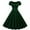 Green, variant on LYXSSBYX Womens Dresses Short Sleeve Casual Women's Fashion Casual Solid Color Short Sleeve Square Neck Knee Length Dress