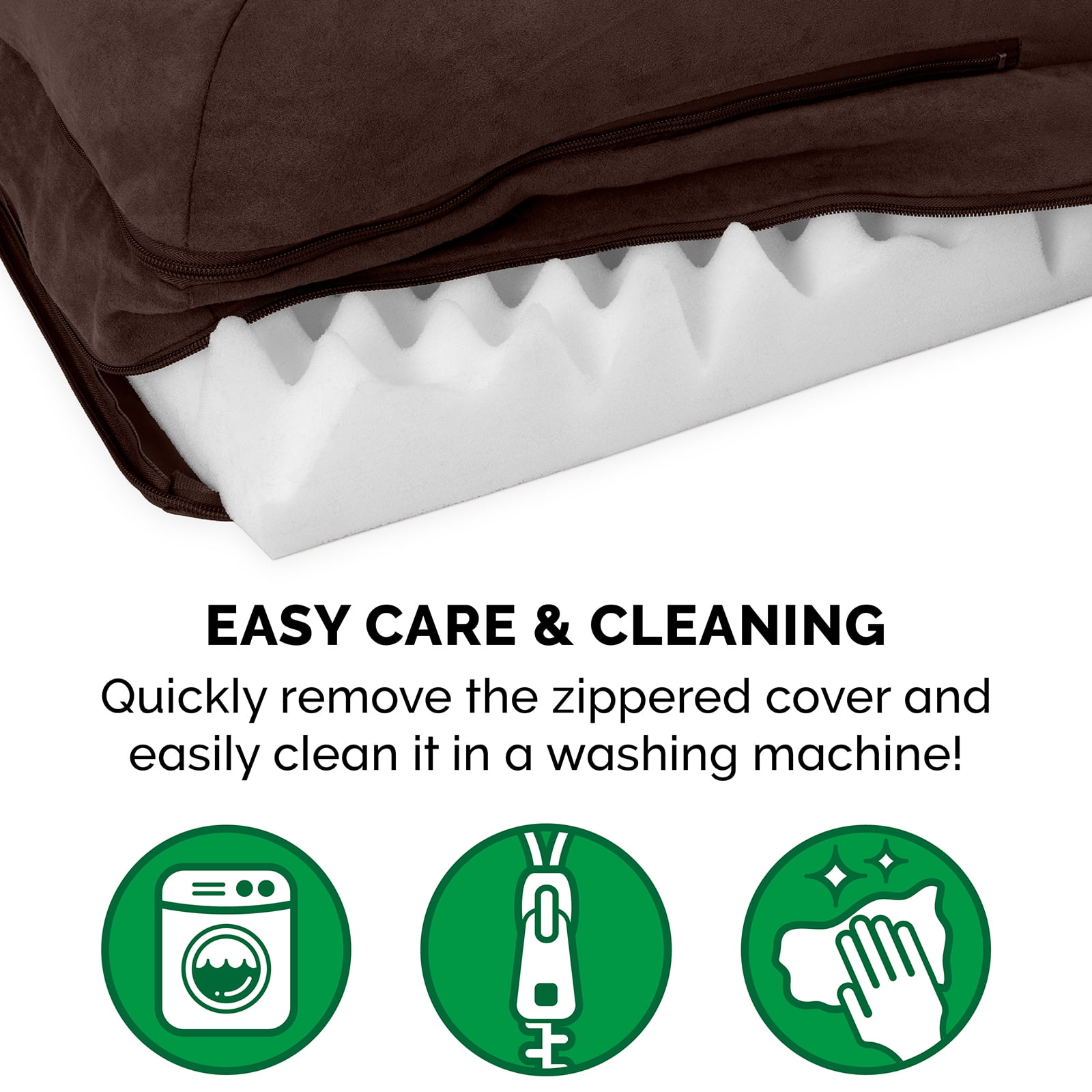 Available in Multiple Colors /& Styles Furhaven Pet Dog Bed Orthopedic L Shaped Chaise Lounge Sofa-Style Living Room Corner Couch Pet Bed w// Removable Cover for Dogs /& Cats