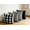 Black, variant on Yellow Farmhouse Plaid Outdoor Pillow Covers 24x24 Set of 4, Summer Decorative Accent Throw Pillow Covers 24 x 24, Neutral Yellow Pillows for Couch and Porch (No Pillow Inserts)