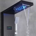 thumbnail image 6 of Senlesen LED Shower Panel Tower Massage Body Jets System Rain&Waterfall Stainless Steel, 6 of 12