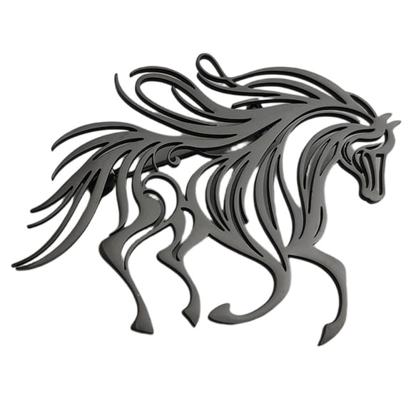 Women'S Brooch Hollow Running Horse Brooches Dainty Pony Horse Pins Stainless Steel Brooch Suit Lapel Pin Lapel Scarf Pin Clothes Badges Jewelry