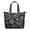 Black-3, variant on Japanese-Style Octopus Watercolor Tote Bag - Large Capacity Travel Bag with Zipper Closure, Interior Pockets for Women, College Students, Moms - Cute Nautical Sea Creatures Design