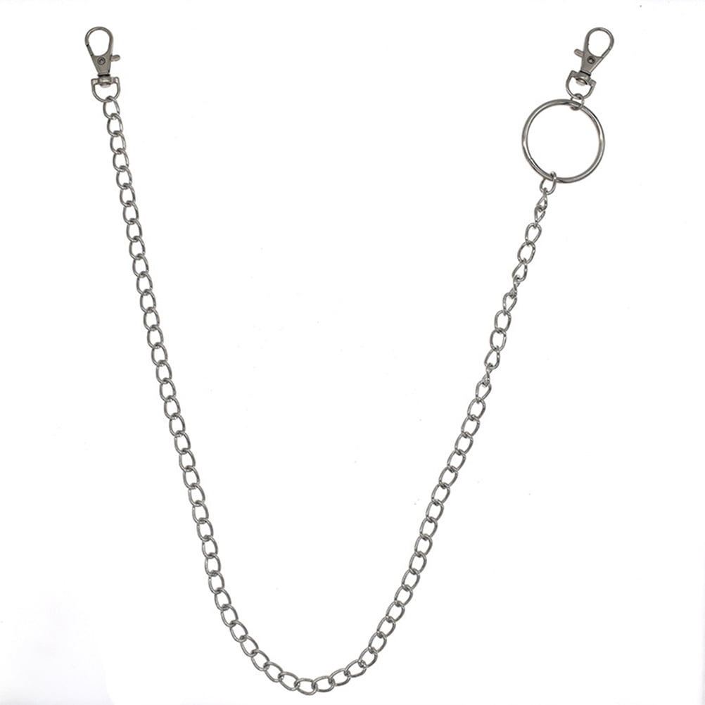Hip Hop Punk Metal Ring Pants Chain Key 