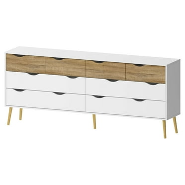 Tvilum Laguna 6-Drawer Double Dresser, Black - Walmart.com
