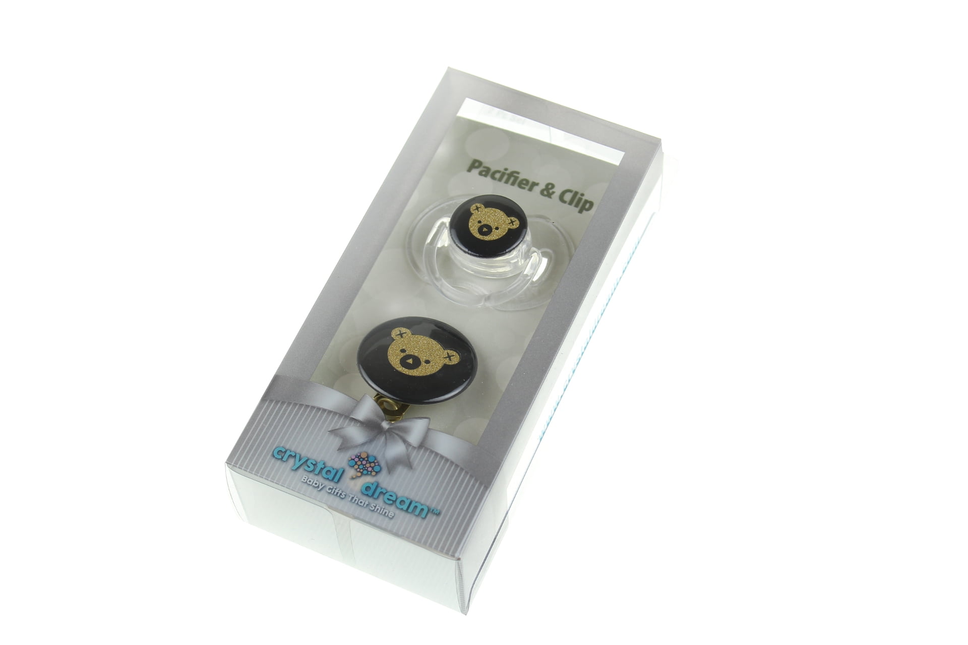 Eyes & Lip Pacifier & Clip Set