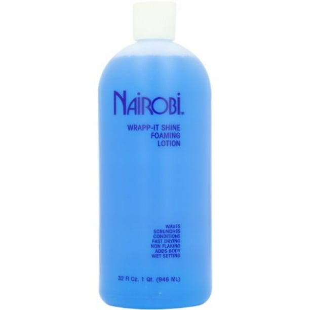 nairobi wrapp it shine foaming lotion for unisex, 32 ounce Walmart