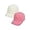 Beige & Rose Red, variant on 2Pcs Baby Baseball Cap Toddler Hat for Boys Girls Baby Sun Hat Cotton Kids Baseball Hat Infant Hat Cap (Gray & Black,9-24 Months)