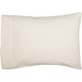 thumbnail image 4 of VHC Brands Burlap Natural Solid Color Cotton Farmhouse Bedding Standard Sham, Pillowcase Set 21x30, Antique White, 4 of 7