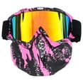thumbnail image 1 of RYRDWP Lunettes de Ski pour Adultes avec Pare-Vent Détachable, 1 of 2
