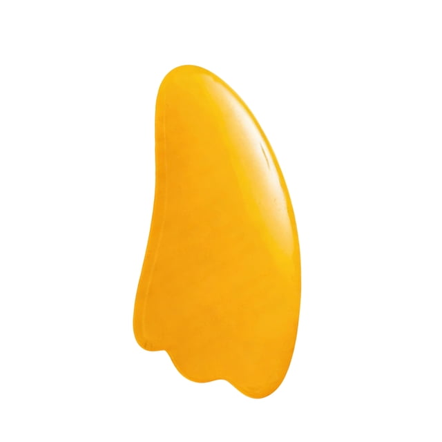 Herramienta de masaje Gua Sha, tablero de resina Gua Sha para relajación muscular y masaje corporal, acabado ergonómico con piedras naturales, adecuado para rostro y cuerpo.