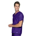 thumbnail image 4 of Landau Essentials Unisex Relaxed Fit 1-Pocket V-Neck Scrub Top 7502, 4 of 6