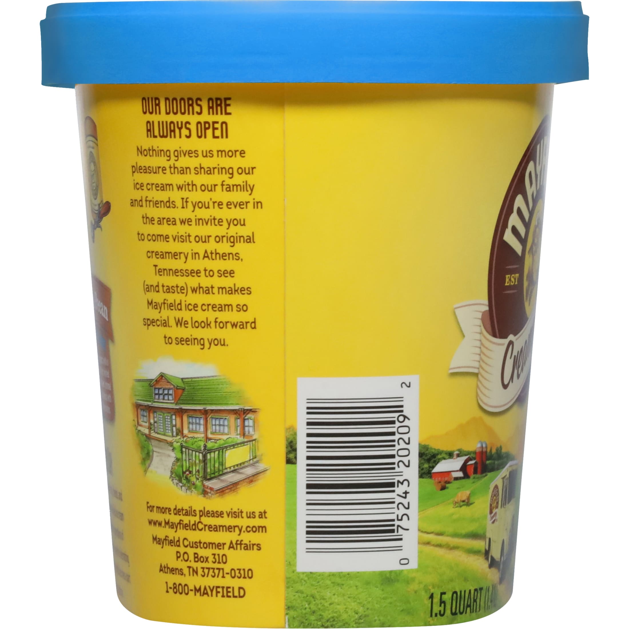 Mayfield Creamery Praline Pecan Frozen Yogurt 1.5 qt