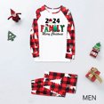 thumbnail image 2 of Penkiiy Family Christmas Pajamas Matching Sets 2024 Cute Couples Pjs Long Sleeve Holiday Jammies Xmas Loungewear Sleevewear L Red, 2 of 9