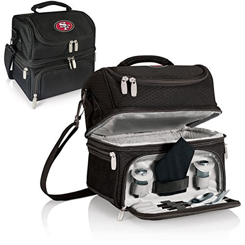 San Francisco 49ers - Pranzo Lunch Tote by Picnic Time (Black)