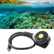 thumbnail image 5 of Equipo de buceo portátil: regulador de segunda etapa con tubo de media presión y cabezales de válvula de respiración (negro), 5 of 10