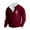 Wine, variant on VSSSJ Men's Fleece Jackets Sweatshirts Vintage Quarter Zip Pullover Cross Graphic Print Casual Long Sleeve Stand Collar Country Sweatshirt Dark Green XXL