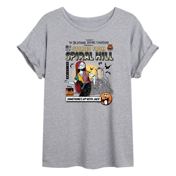 Disney - The Nightmare Before Christmas - Something's Up With Jack - Women's Oversized T-Shirt