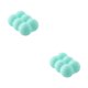 thumbnail image 4 of Bewildely Caja de almacenamiento de pastillas portátil con 6 ranuras, caja dispensadora de pastillas con 6 rejillas, organizador de pastillas, contenedor, Azul 2piezas Bewildely CBP167904, 4 of 6