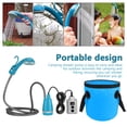 thumbnail image 4 of Ducha portátil Bomba de ducha para acampar Ducha portátil recargable para acampar Bomba de ducha para exteriores para caminatas, viajes y uso de emergencia, 4 of 7