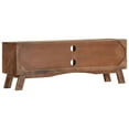 thumbnail image 2 of vidaXL TV Cabinet and TV Stand 110x30x40 cm Rough Mango Wood, 2 of 5
