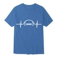 thumbnail image 5 of Sngxgn Shirt Men T-Shirt Summer Street Fashion Casual Short Sleeve Tees(Blue,XXXL), 5 of 5