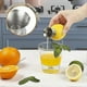 thumbnail image 3 of Stainless Steel Manual Lemon Juicer Squeezer, Easy Squeeze Small Hand Juicer and Reamer, Hand Citrus Juicer and Lemon Pourer, Screw Limes squeezer, 3 of 5