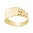thumbnail image 3 of AFFY Signet Ring In 14k Yellow Gold Plated 925 Sterling Silver, Gift for Mens, Ring Size 12.5, 3 of 3