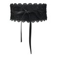 thumbnail image 1 of Cinturón de encaje Baoblaze Ancho 82,68 pulgadas negro para niña, 1 of 8