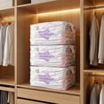 thumbnail image 4 of No-Pump Vacuum Storage Bags Large Capacity Reusable Roll Up Stand Up for Clothes Bedding Blankets, 4 of 7