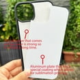 thumbnail image 4 of 5 Packs Sublimation Blank Phone Case Covers Compatible with iPhone 15, 6.1" 2D Blanks Dye Phone Case With Aluminum Inserts Personalized Printable Phone Cover Blanks Soft Rubber Sub Black, 4 of 9