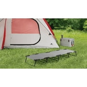 Ozark Trail Camping Folding with Easy Setup Cot, Gray, Adult,75.6in x 25 in x 8.46in, Polyester