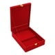 thumbnail image 2 of Caja de regalo para joyas de boda, caja de exhibición de joyas, organizador suave al tacto de terciopelo rojo 20cm x 26cm x 75cm, 2 of 9