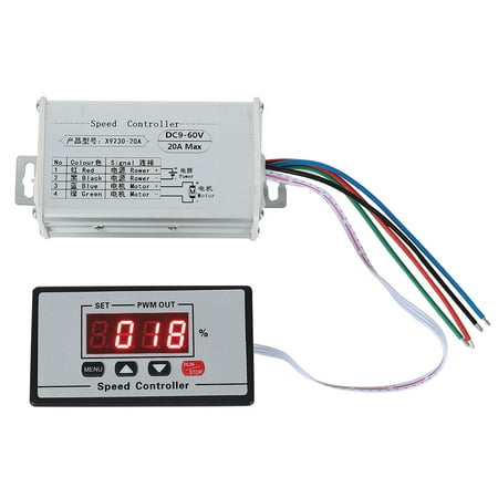 

DC Brush Motor Motor Speed Controller Speed Time Speed Regulator With Shell Linear Under Load For Motor Intelligent Speed Regulation