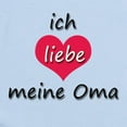 thumbnail image 2 of CafePress - Ich Liebe Meine Oma I Love My Grandma In German In - Baby Light Bodysuit, Size Newborn - 24 Months, 2 of 4