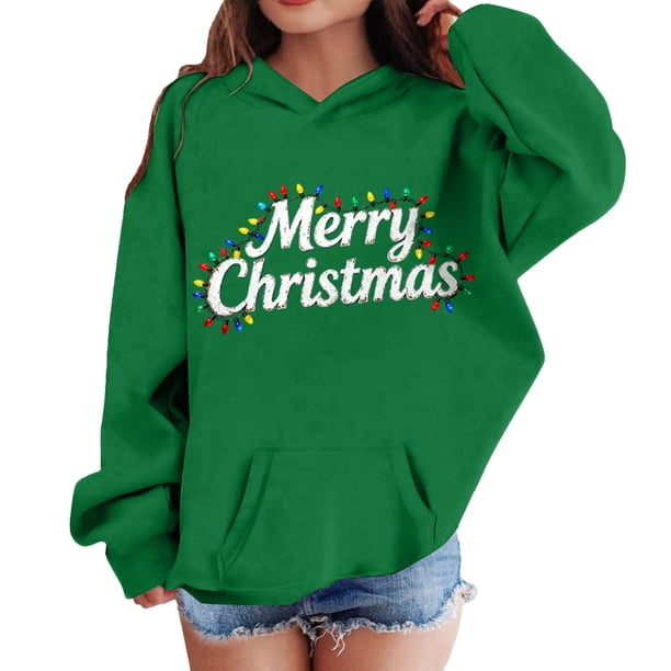 Sudadera con capucha para niñas y niños, sudadera de manga larga con cuello redondo y estampado de moda, jersey con bolsillo, sudadera de poliéster para niñas
