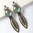 thumbnail image 3 of Map section Vintage Copper Crown-Shaped Bookmarks - Set of 2 Stainless Steel Book Markers for Book Accessories and Reading Enthusiasts, 3 of 5