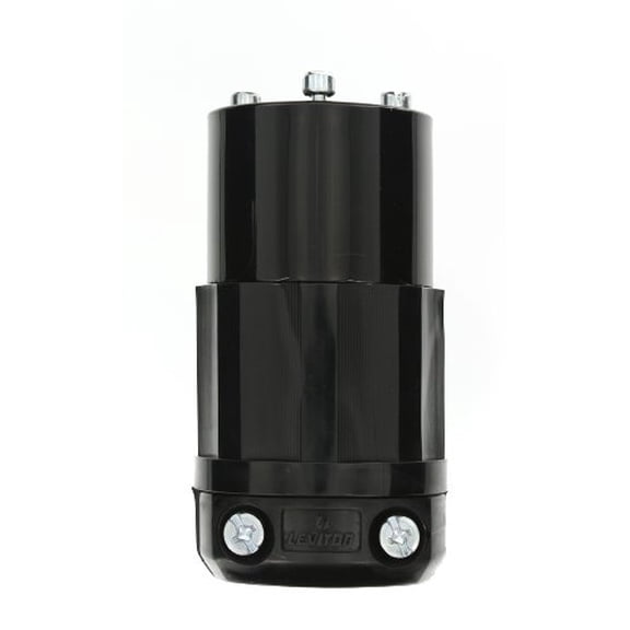 Leviton 2313-B Connector Locking Blade L5-20R 20A 125V 2P3W Grounding - Black