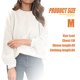 thumbnail image 2 of Suéter de moda para mujer, suéter de manga larga, informal, de punto acanalado, para invierno, suéter, camisa, top, 2 of 5