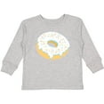 thumbnail image 3 of Inktastic White Donut with Sprinkles Boys or Girls Long Sleeve Toddler T-Shirt, 3 of 5