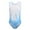 Blue, variant on EFINNY 5-14Y Sleeveless Shiny Gymnastics Sport Training Dancewear Ballet Leotards For Little Girls