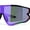 Black Purple Mirror, variant on Mens Color Mirror Aerodynamic Block Shield Lens Plastic Sport Sunglasses Grey Orange Mirror