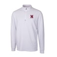 thumbnail image 2 of Men's Cutter & Buck White Nashville Sounds Traverse Stretch Quarter-Zip Pullover Top, 2 of 3