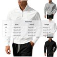 thumbnail image 3 of TOUMENY Men's Lightweight Zip Up Jacket Stand Collar Long Sleeve Solid Slim Coat Casual Outdoor Sun Protection Track Top Gray L, 3 of 5