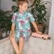 thumbnail image 4 of Fotbe Flamingo Pijama Estampada de 2 Piezas para Niños – Ropa de Dormir de Manga Corta Cómoda para Niños y Niñas, Camiseta y Shorts de Algodón-Small, 4 of 6