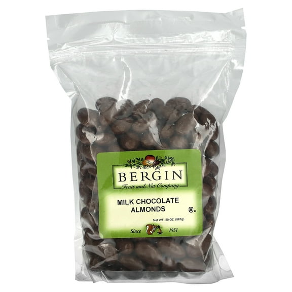 Bergin Fruit and Nut Company Milk Chocolate Almonds , 20 oz (567 g)