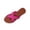 Hot Pink, variant on CHUMUD Slippers for Women Outdoor Crisscross Strap Flat Slide Sandals, Casual Open Toe Slip-On Slippers, Lightweight Summer Beach Sandals