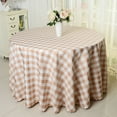thumbnail image 5 of Round Tablecloth,Plaid Tablecloth With Lace,Polyester Table Cover For Hotel Restaurant Picnic Indoor And Outdoor Dining Garden Party-Black-300cm, 5 of 9