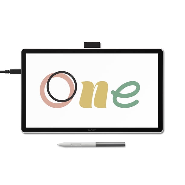 Tableta de Dibujo Wacom One 14" Pantalla HD Lápiz Sin Batería