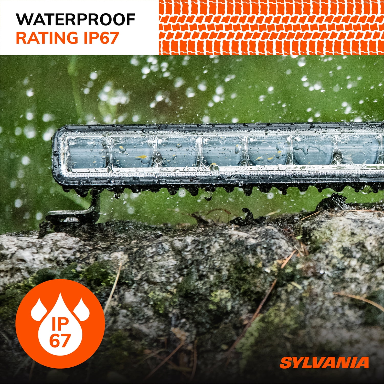 Sylvania - Slim 12 inch LED Light Bar - LIFETIME Limited Warranty - COMBO Spot + Flood Light 4000 Raw Lumens Waterproof Off Road Driving Work Light Pod, Truck, Jeep, Boat, ATV, UTV, SUV, 4x4, 1 Pack